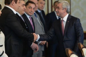 Սերժ Սարգսյանը հանդիպում է ունեցել Ազգային ժողովի ղեկավար կազմի հետ