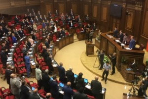 March 1, 2008: Armenian Parliament Observes One Minute of Silence