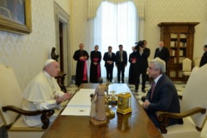 Armenian President to Pope Francis: ‘Always a Great Honor to Meet You’