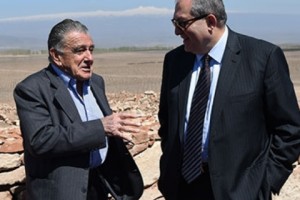 Armenian President Elect and Eduardo Eurnekian Discuss Investment Prospects