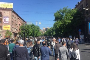 Live Feed: Anti-Serzh Protests Shut Down Sections of Downtown Yerevan

