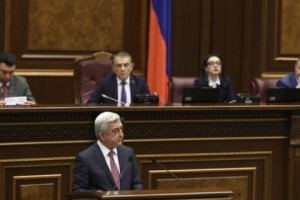 Yerevan: Sargsyan Splits Hairs in Parliament; Pashinyan Calls for Evening Rally