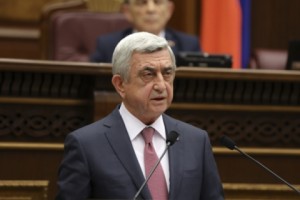 Serzh Sargsyan Elected Prime Minister: "I have never thirsted for blood"