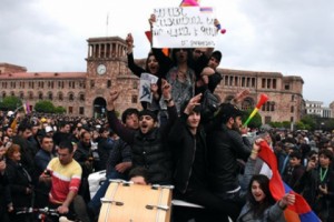 Yerevan Live: “Velvet Revolution” Rally