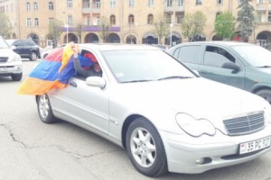 Vanadzor: Hundreds March in Opposition to Sargsyan Government