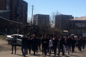 В Севане проходит акция протеста