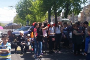 Yerevan: P.S. 180 School Teachers on Strike