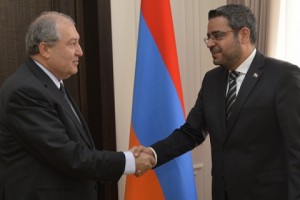 Armenian President, Syrian Ambassador, Meet in Yerevan