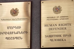 Human Rights Defender's Office Staffers Visit Garegin Chukaszyan, Now on Hunger Strike at 
Nubarshen Penitentiary