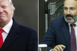 U.S. President Donald Trump Congratulates Nikol Pashinyan on His Election as Prime Minister