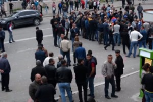 Ցույցեր Ստեփանակերտում