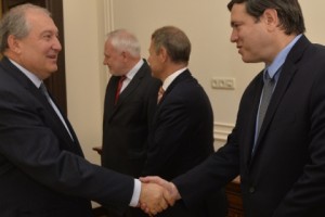 Armenian President Hosts OSCE Minsk Group Co-Chairs