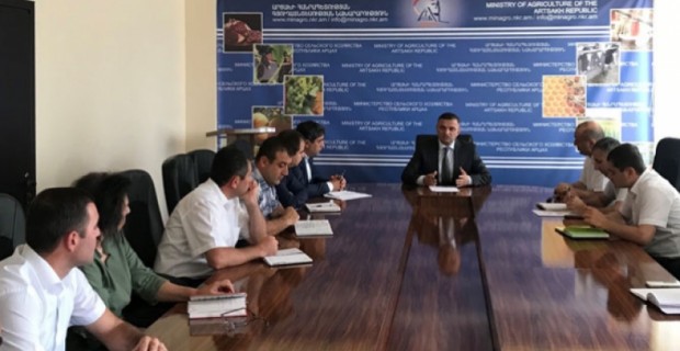 Խորհրդակցություն՝ բնական աղետների պատճառած վնասների և այլ օրախնդիր 
հարցերի քննարկման վերաբերյալ