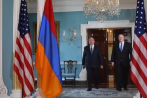 Armenian President Meets U.S. Secretary of State in Washington D.C.