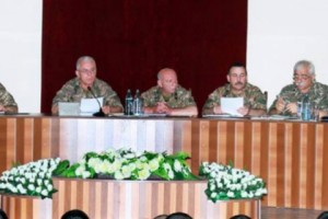 Ռազմական խորհրդի նիստ` Արցախում