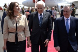 Պետական այցով Հայաստան է ժամանել Իտալիայի նախագահ Սերջիո Մատարելան
