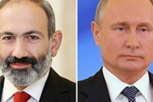 Նիկոլ Փաշինյանը հեռախոսազրույց է ունեցել Վլադիմիր Պուտինի հետ