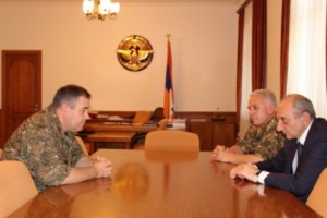 Բակո Սահակյանն ընդունել է ՀՀ ԶՈՒ գլխավոր շտաբի պետ Արտակ Դավթյանին