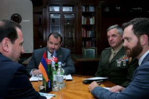 Պաշտպանության նախարարն ընդունել է ամերիկացի դիվանագետներին