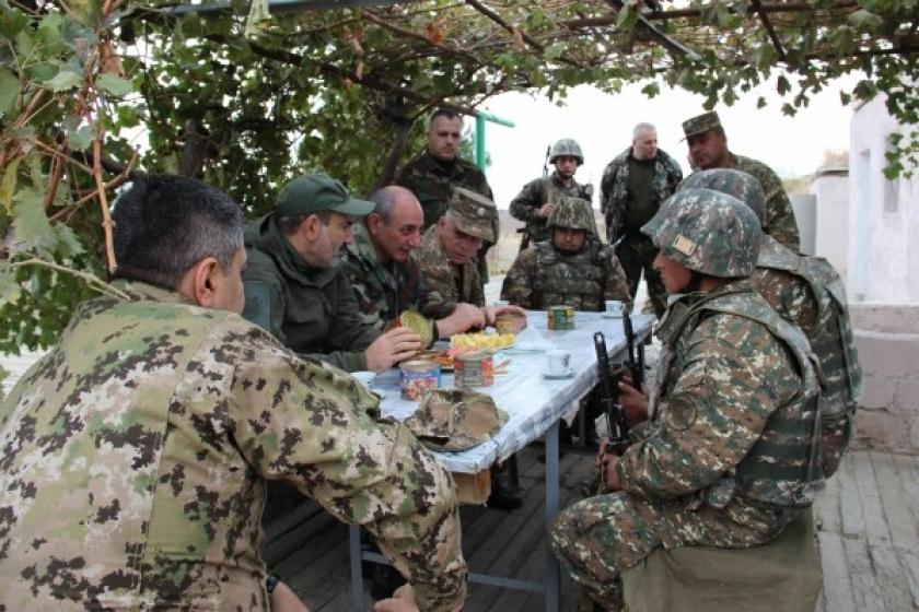 Pashinyan Tours Artsakh Frontline Positions