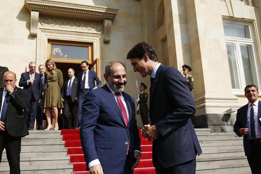 Canadian PM Trudeau Congratulates Pashinyan on December 9 Election