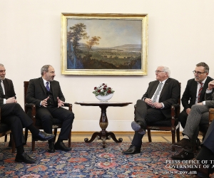 Президент Германии принял премьер-министра Армении Никола Пашиняна