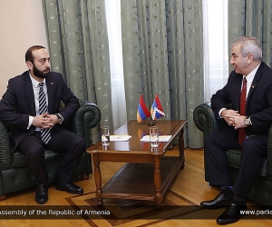 Արարատ Միրզոյանն աշխատանքային այցով Արցախում է