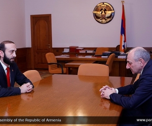 Արարատ Միրզոյանը հանդիպել է Արցախի նախագահ Բակո Սահակյանին