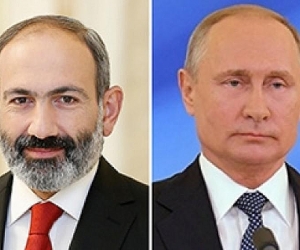 Никол Пашинян и Владимир Путин обсудили вопросы повестки армяно-российских союзнических отношений