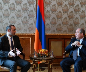 Armenian President and Security Council Secretary Meet