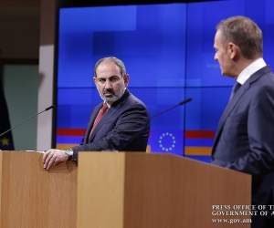 Նիկոլ Փաշինյանը և Դոնալդ Տուսկը հանդես են եկել ԶԼՄ-ների համար հայտարարությամբ