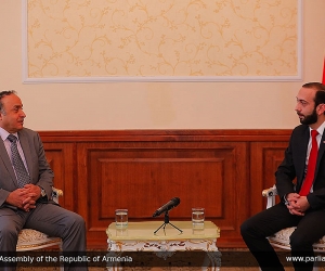 Armenia Parliament Speaker and UAE Ambassador to Armenia Discuss Economic Cooperation