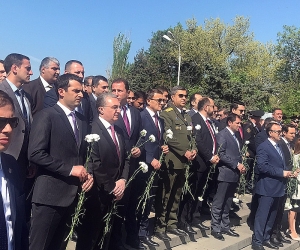 В Ереване проходит мероприятие по случаю тройного майского праздника