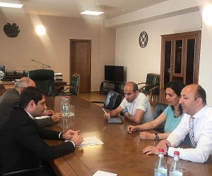 Նախարար Սուրեն Պապիկյանն ընդունել է «Վեոլիա» ընկերության Կենտրոնական և Արևելյան Եվրոպայի երկրների գծով գործադիր փոխնախագահին