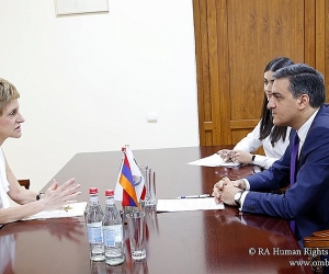 Armenian Human Rights Defender and Bulgarian Ambassador Discuss Labor Rights Project