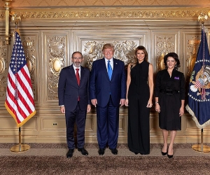 Никол Пашинян и Анна Акопян приняли участие приеме от имени Дональда Трампа