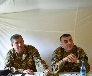 Գլխավոր շտաբի պետի առաջին տեղակալն ու ՊԲ հրամանատարն այցելել են զորավարժությանն ընդգրկված զորամասերից մեկի պահպանության տեղամաս