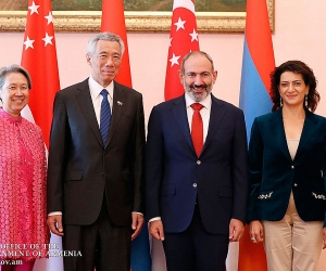 Singapore Prime Minister Arrives in Yerevan