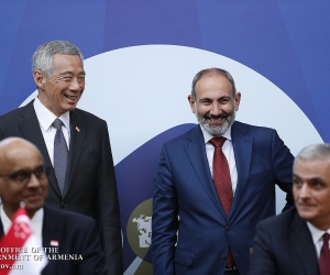 Տեղի է ունեցել Հայաստանի և Սինգապուրի վարչապետերի և ԵԱՏՀ կոլեգիայի նախագահի մամուլի ասուլիսը