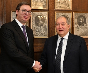 Armenian President Leaves for Serbia on Official Visit