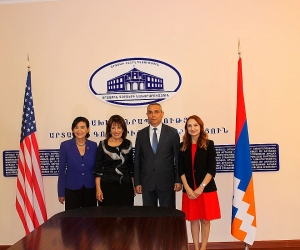 Արցախի արտաքին գործերի նախարարն ընդունել է ԱՄՆ Կոնգրեսի անդամներին