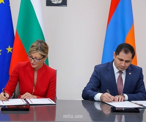 Բուլղարիայի և Հայաստանի կառավարությունների միջև  ստորագրվել է  միջազգային ավտոմոբիլային ուղևորափոխադրումների և բեռնափոխադրումների մասին համաձայնագիր