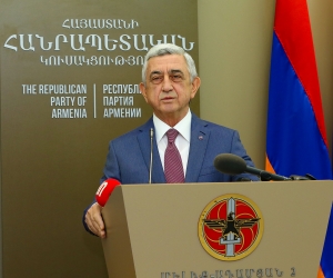 Սերժ Սարգսյանը մասնակցել է «Անդրանիկ Մարգարյան» քաղաքական դպրոցի շրջանավարտների ավարտական միջոցառմանը