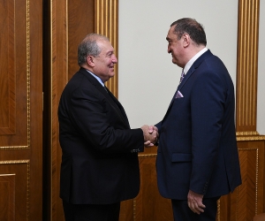 Արմեն Սարգսյանն ընդունել է Վրաստանի Համագործակցության հիմնադրամի նախագահին