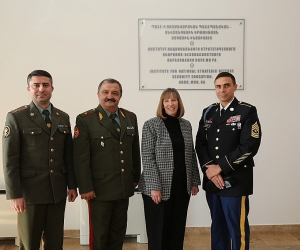 U.S. Ambassador to Armenia Visits National Defense Research University