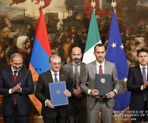 Pashinyan in Rome: "We had constructive talks with Italian PM Conte"
