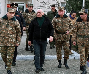 Artsakh President Tours Military Units