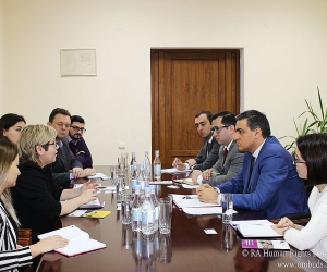 Մարդու իրավունքների պաշտպանն ընդունել է ԵԽ միջազգային հասարակական կազմակերպությունների կոնֆերանսի նախագահին