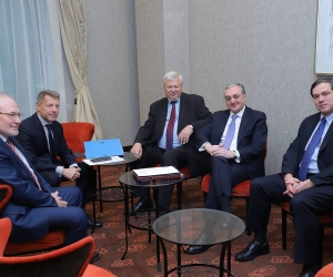 ԱԳ նախարար Մնացականյանի հանդիպումը ԵԱՀԿ Մինսկի խմբի համանախագահների հետ