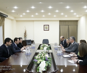 Yerevan Mayor and Asian Development Bank Officials Discuss Infrastructure Issues